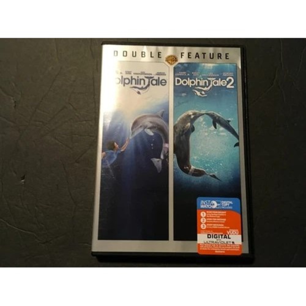 Dolphin Tale 1 & 2 Double Feature DVD Harry Connick Jr Ashley Judd Freeman